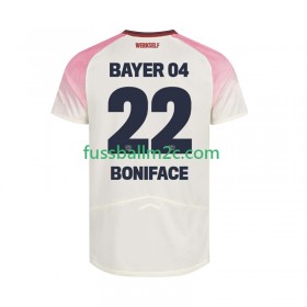 Fußballtrikots Bayer 04 Leverkusen Victor Boniface 22 Auswärts Trikotsatz 2025-2026